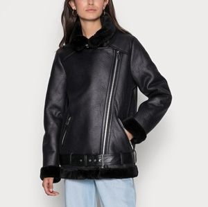 Zara faux fur jacket